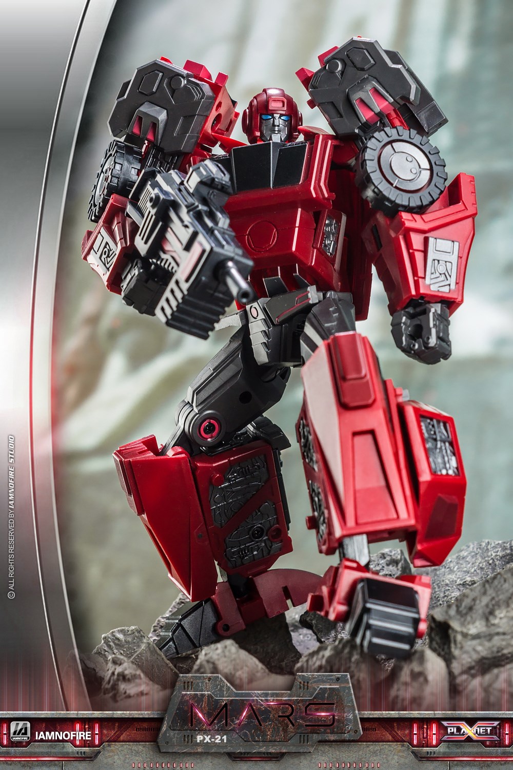 GALLERY - Planet X PX-21 Mars MP-Scale WFC Ironhide by IAMNOFIRE